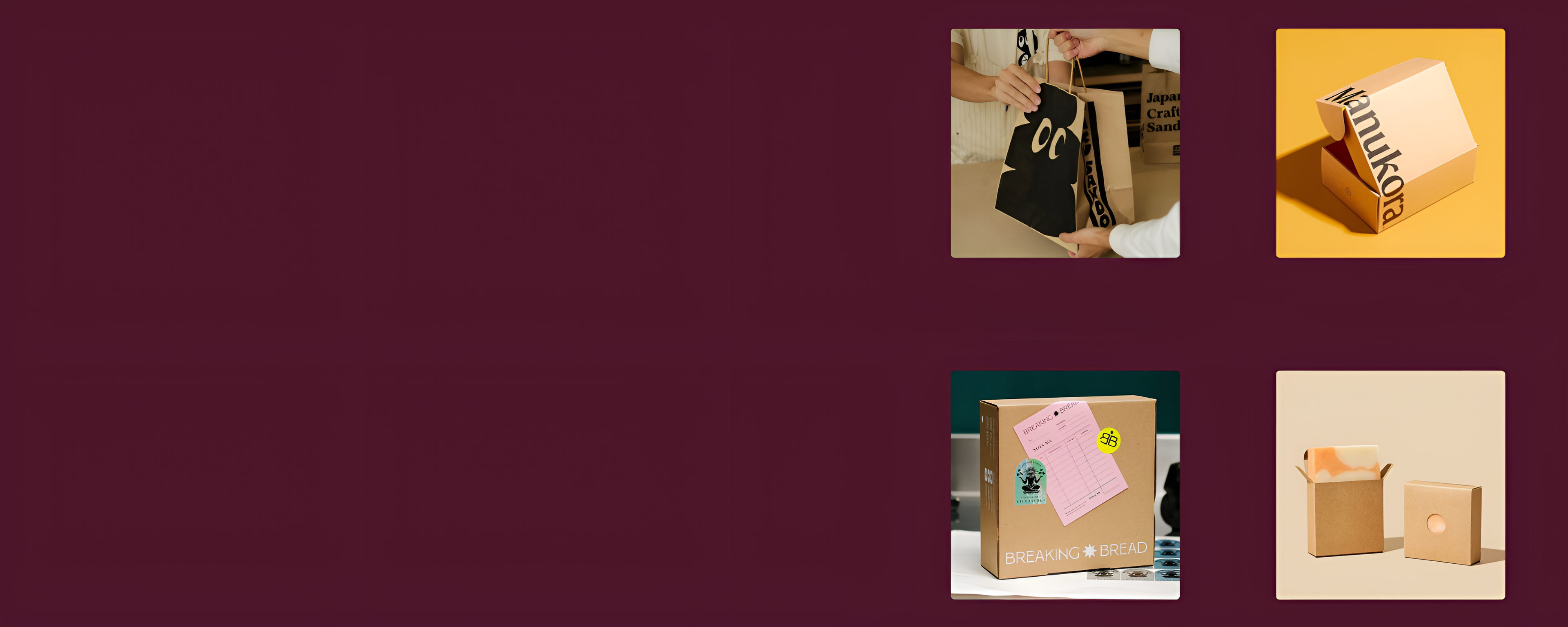 Custapack eco-friendly packaging for eco brands