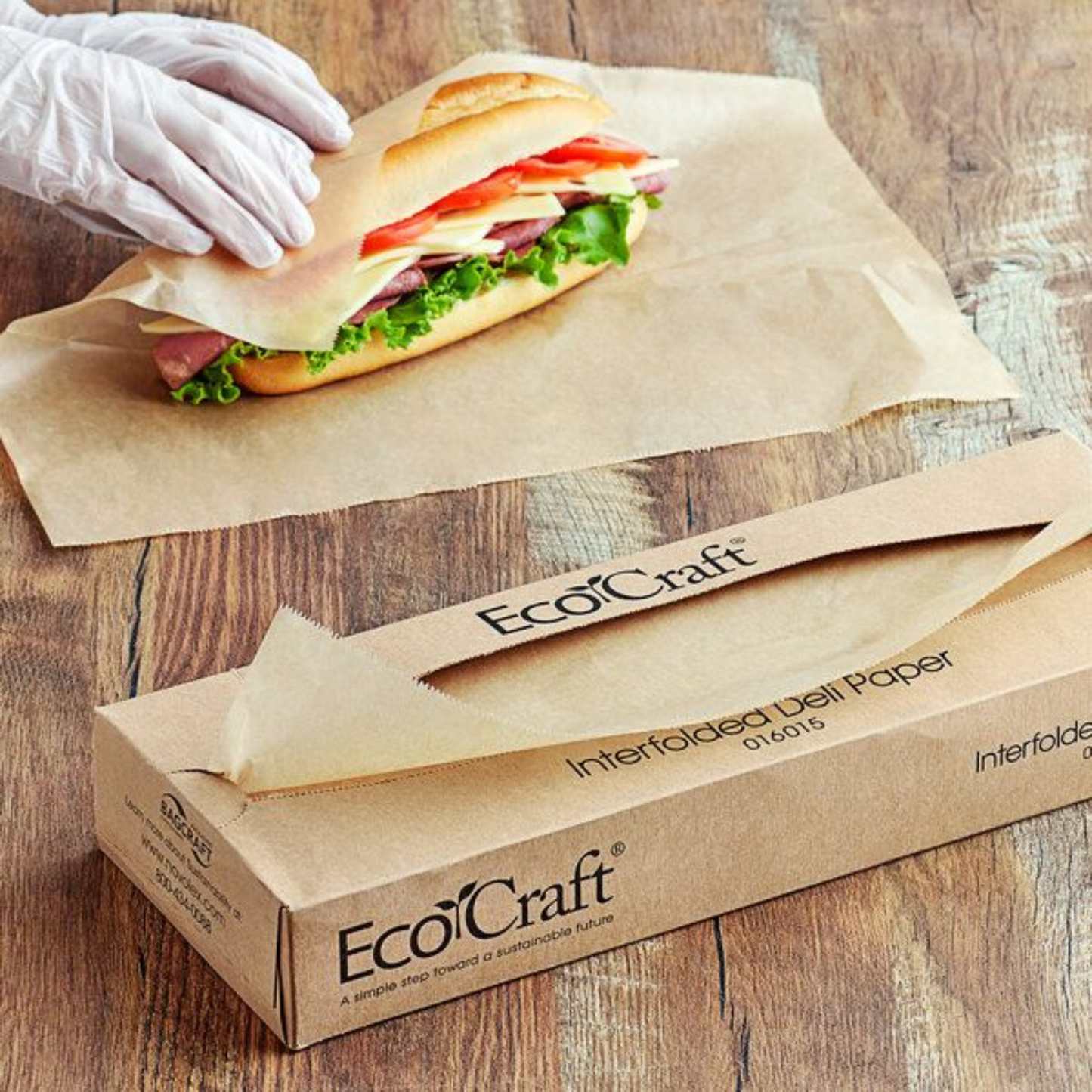 Food-safe custom deli paper for deli counters and catering.