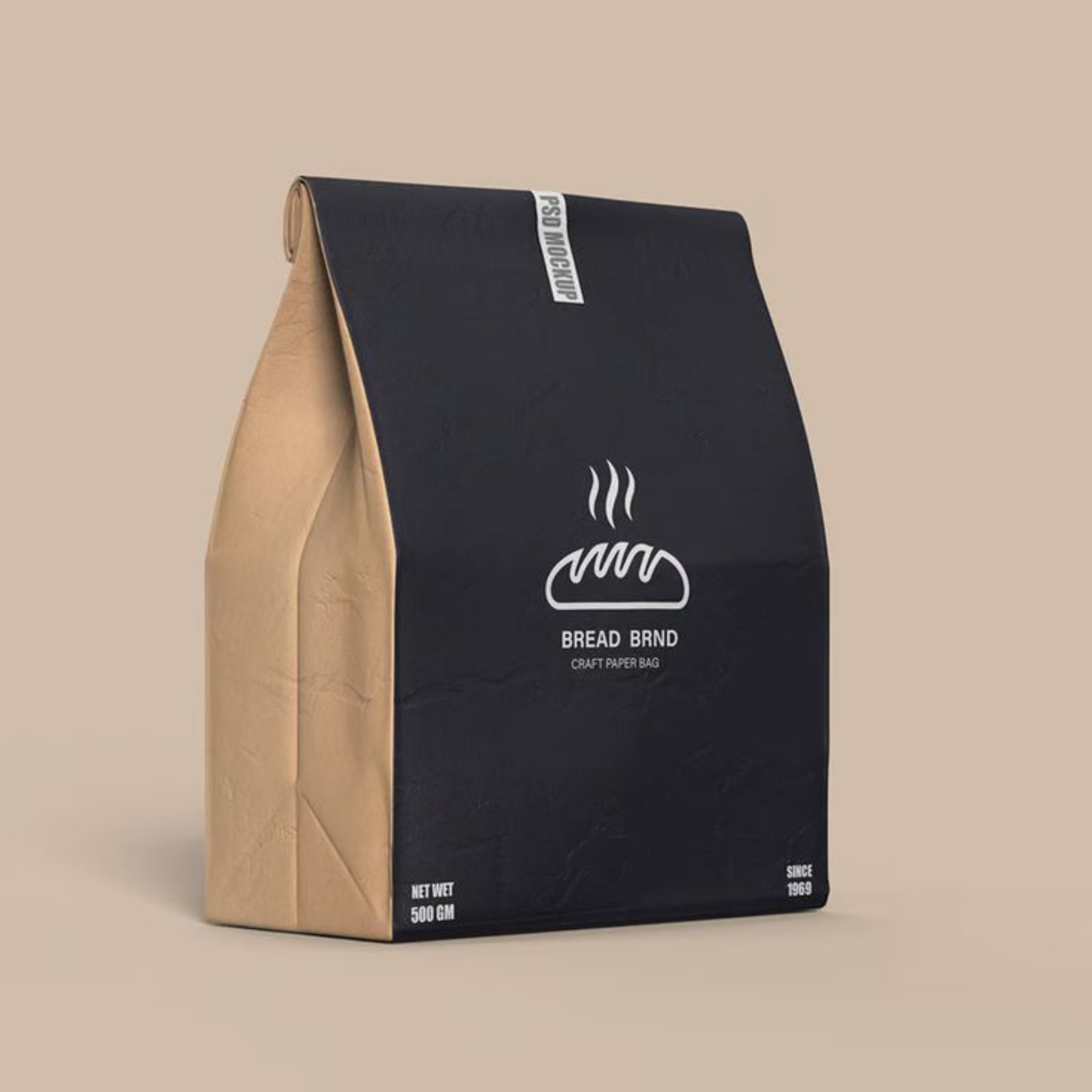 Printed kraft paper bags