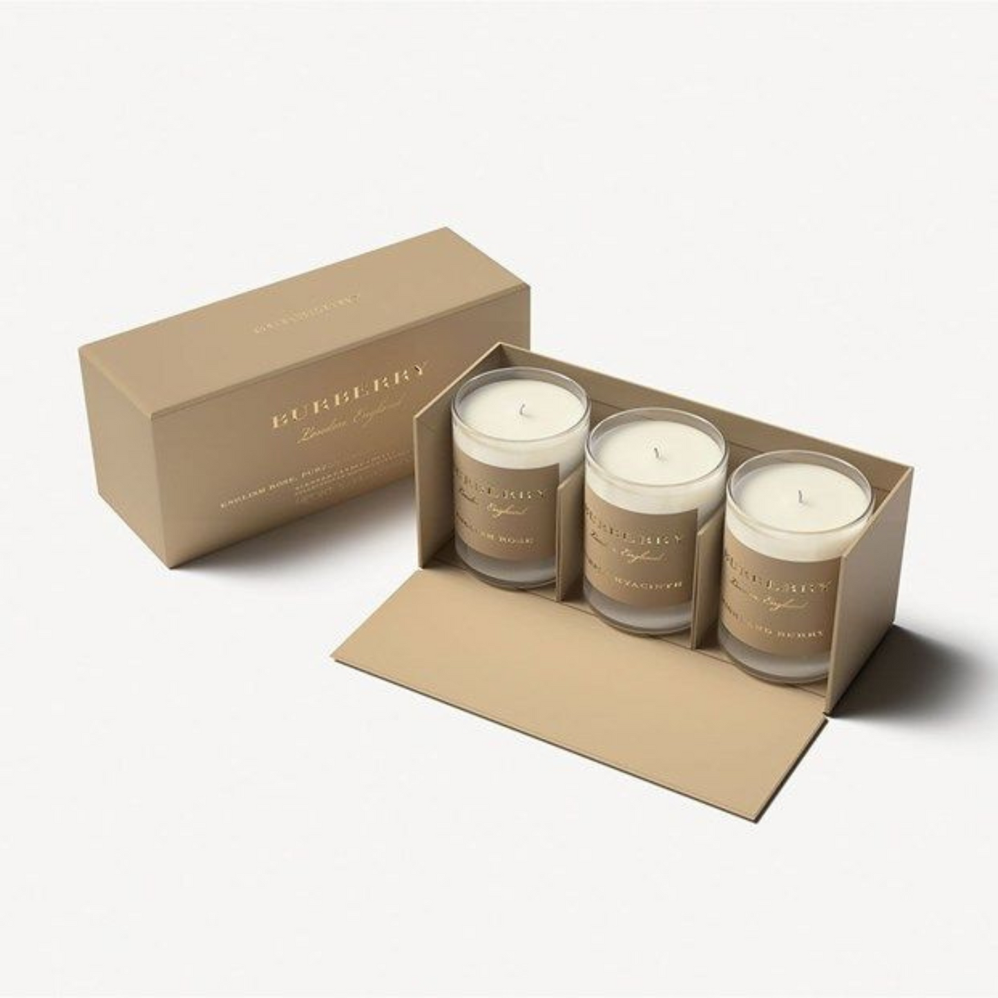 Custom printed luxury candle box with soft-touch lamination