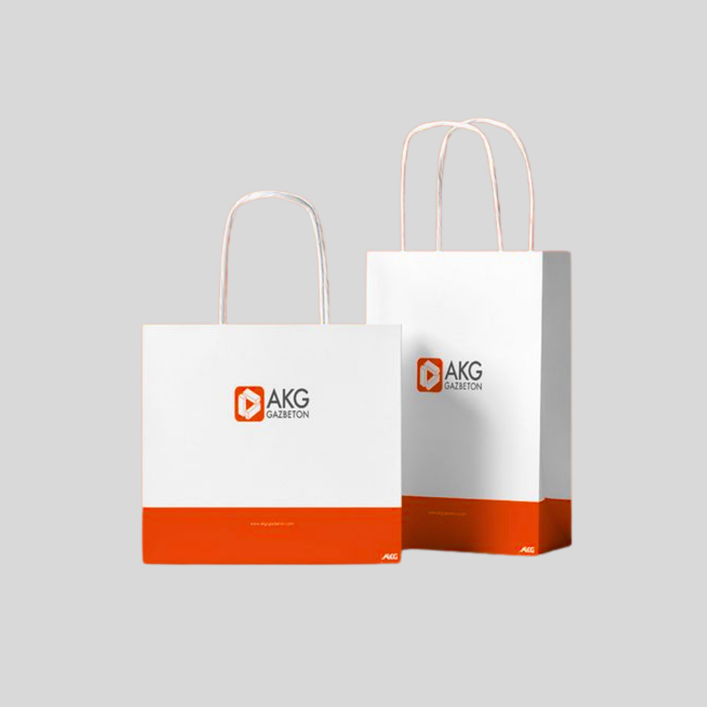 Customised twisted handle paper bags