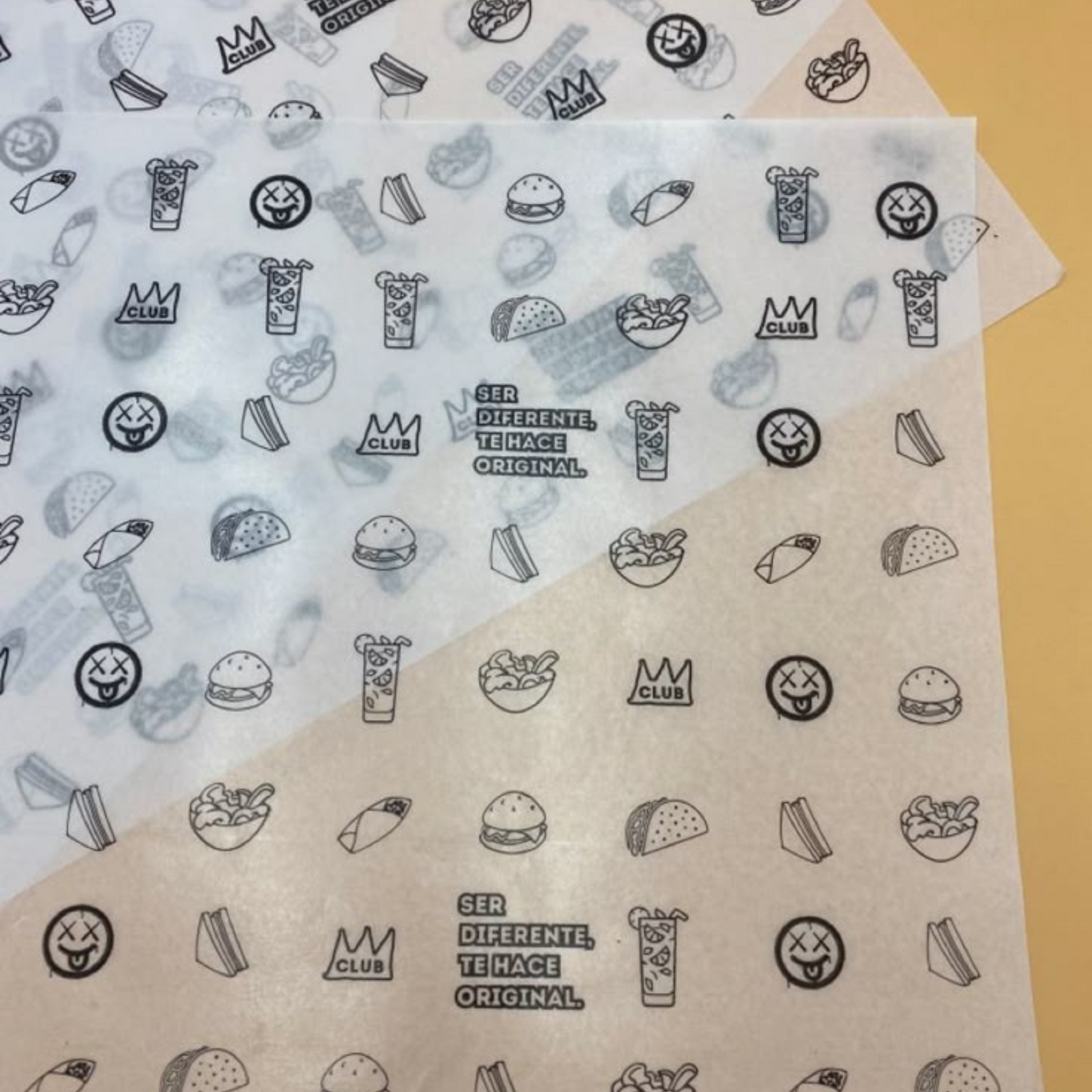 Get White Butter Paper with Custom Printing From Custapack free delivery in USA & Canada.