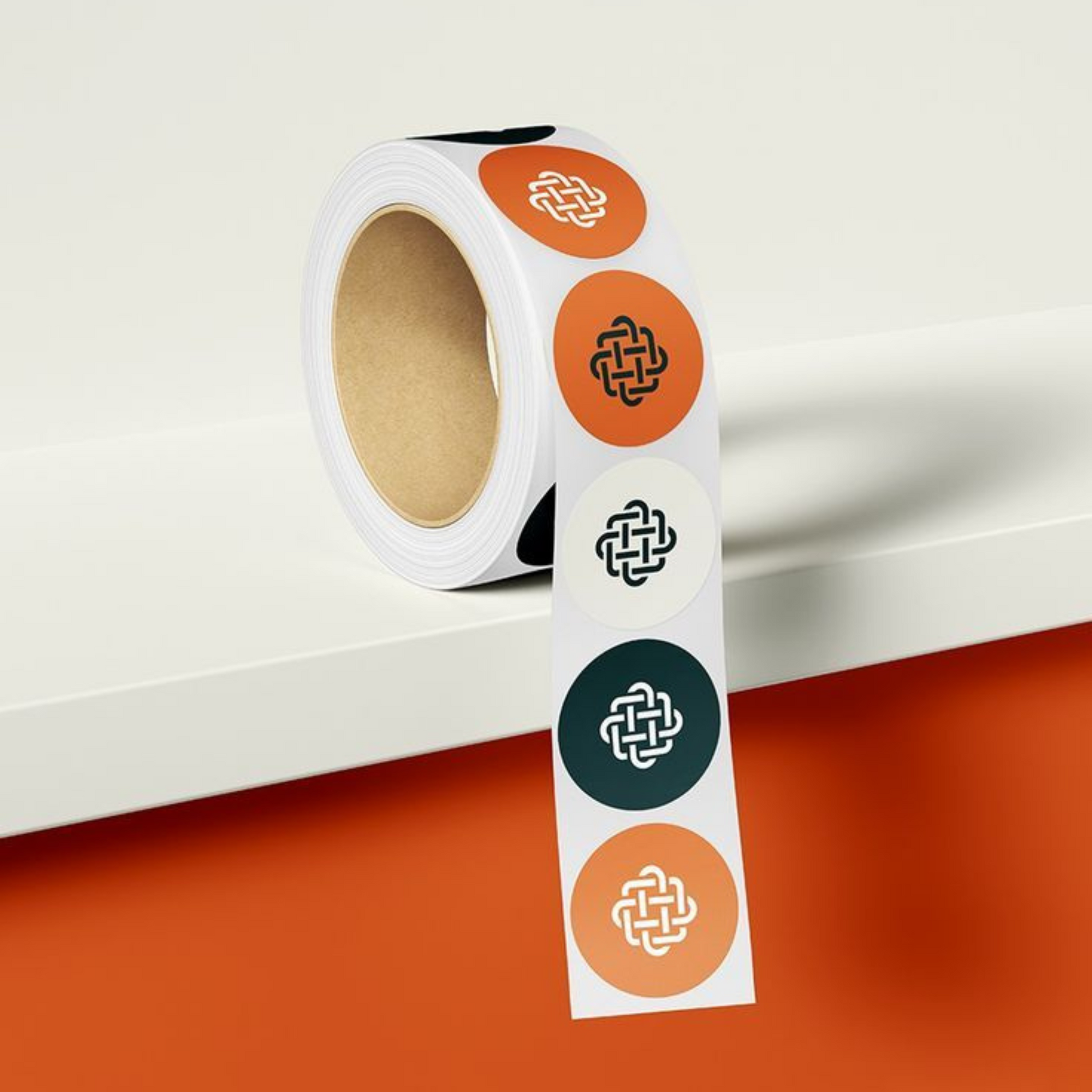 High-quality business logo stickers, perfect for promotions