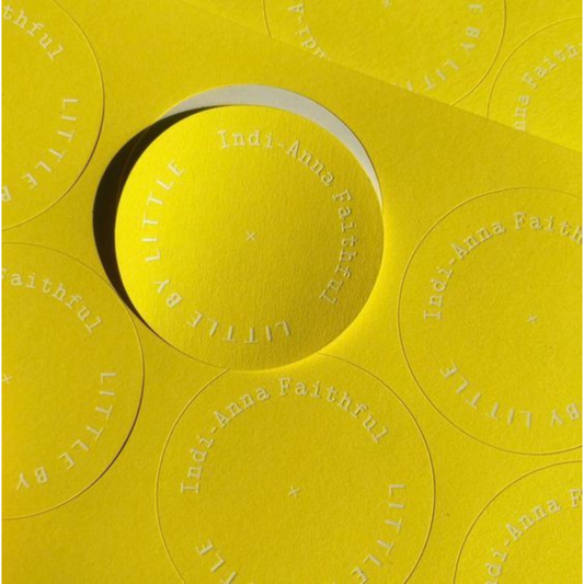 Custom business logo stickers for branding by Custapack