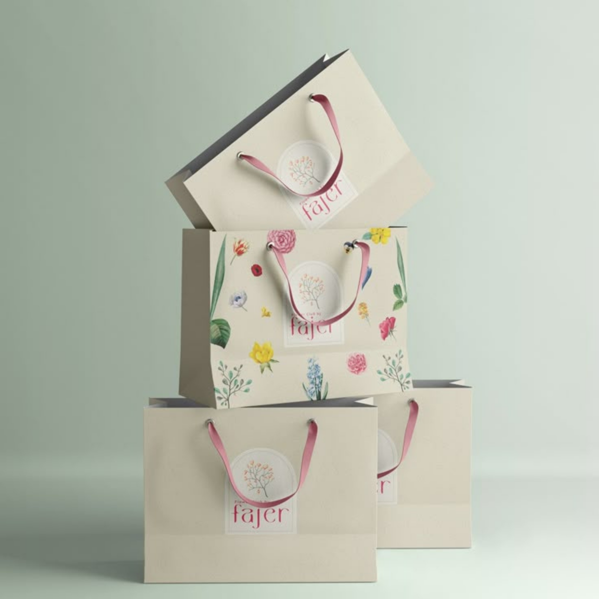 Wholesale luxury printed paper bags for boutiques and small businesses