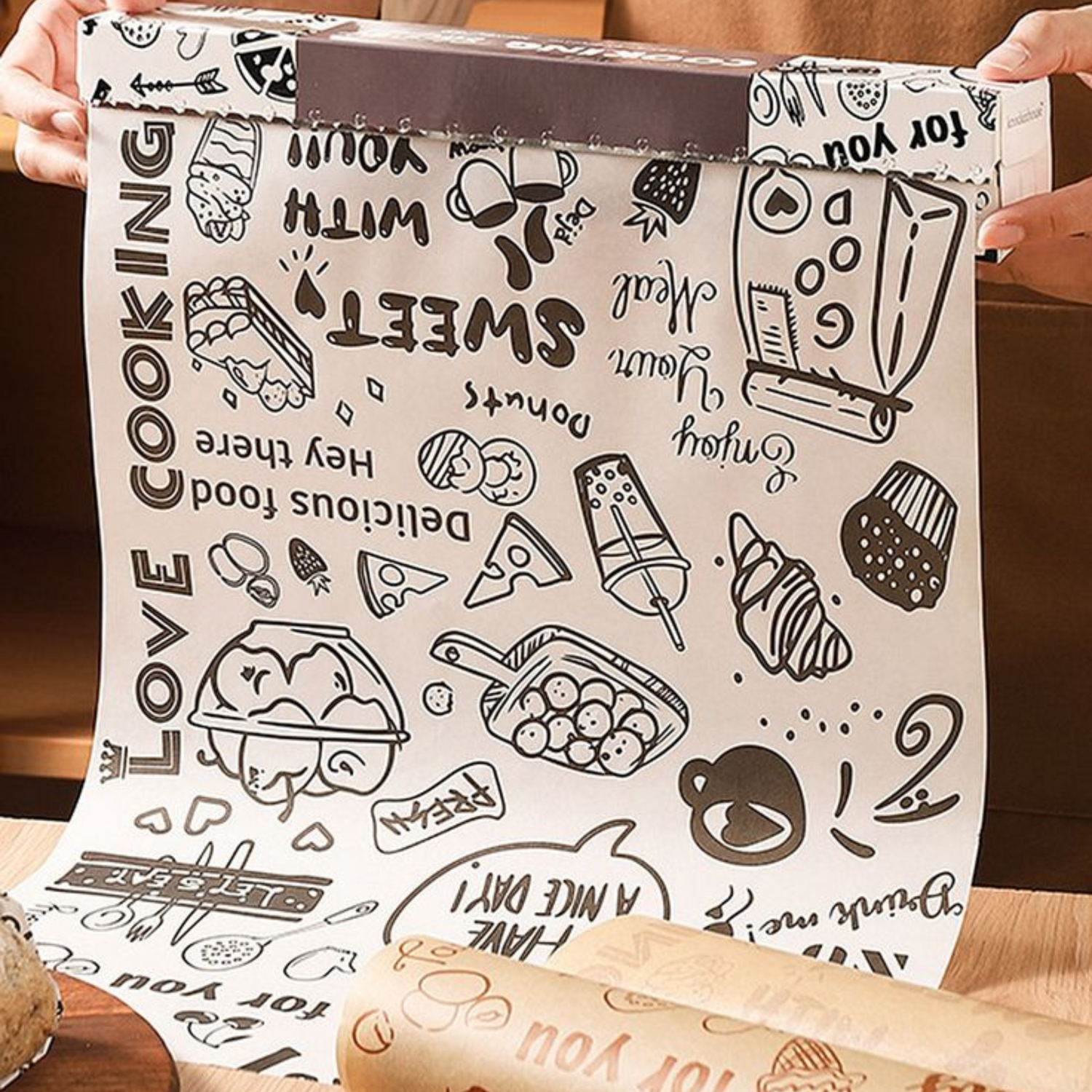 Order Custom Grease Proof Paper from Custapack Free Delivery.