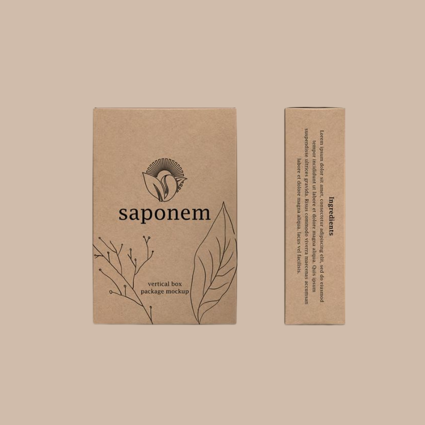 Kraft Soap Boxes