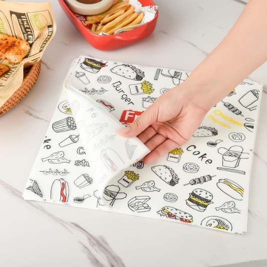 Custom Printed Food Paper By custapack.