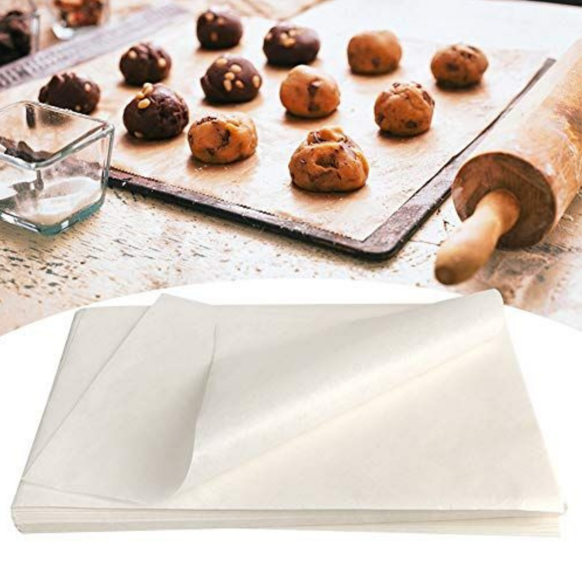 Wholesale custom parchment paper for food service businesses.