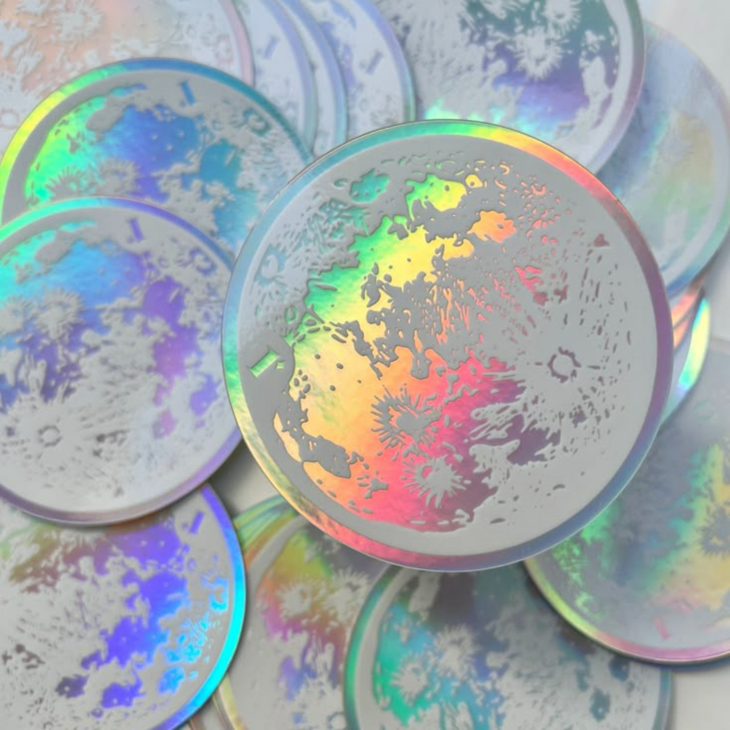 Durable and waterproof holographic stickers by Custapack
