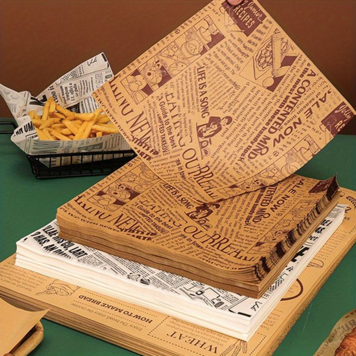 eco-friendly-custom-wax-paper-restaurant