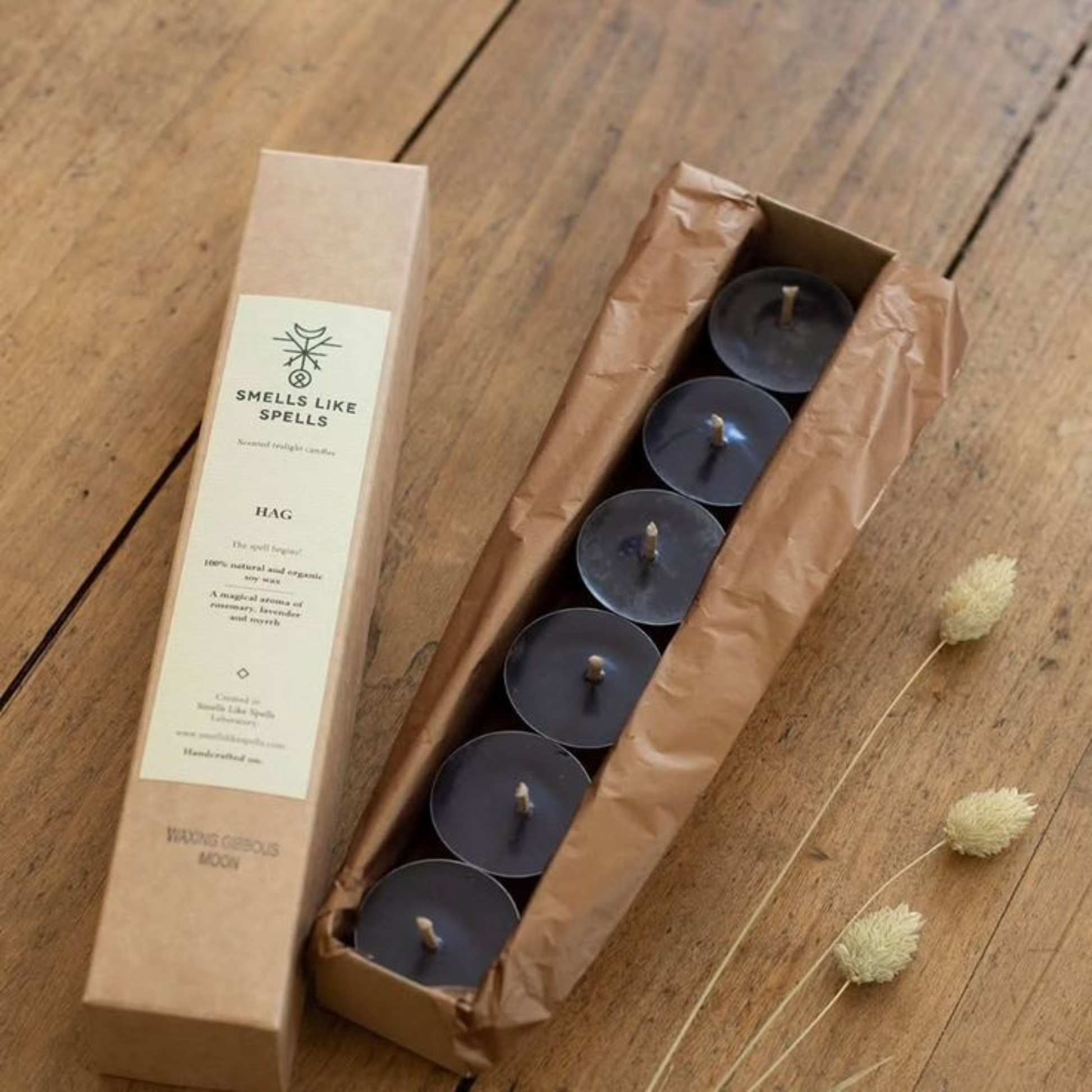 Two piece candle kraft box 